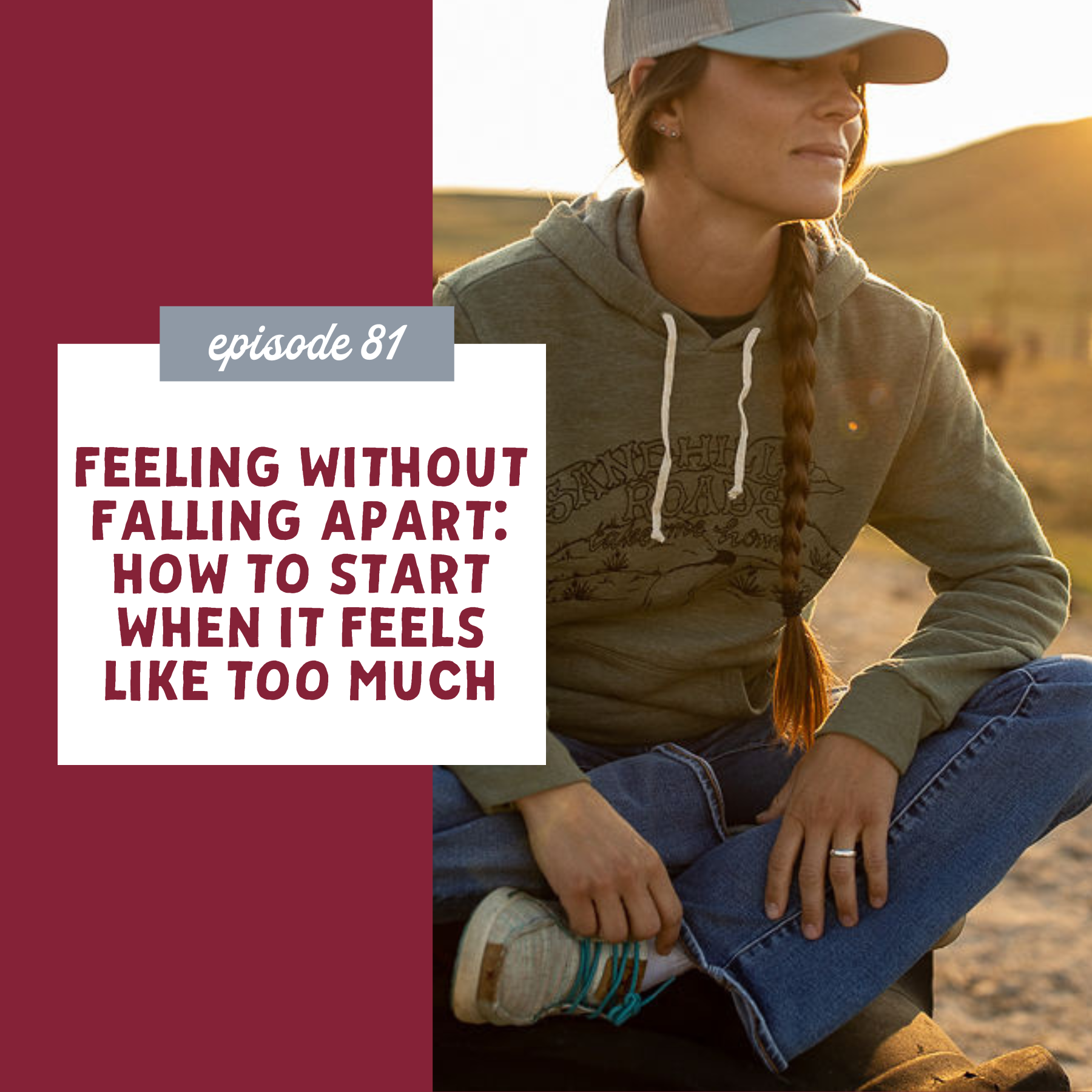 feeling without falling apart