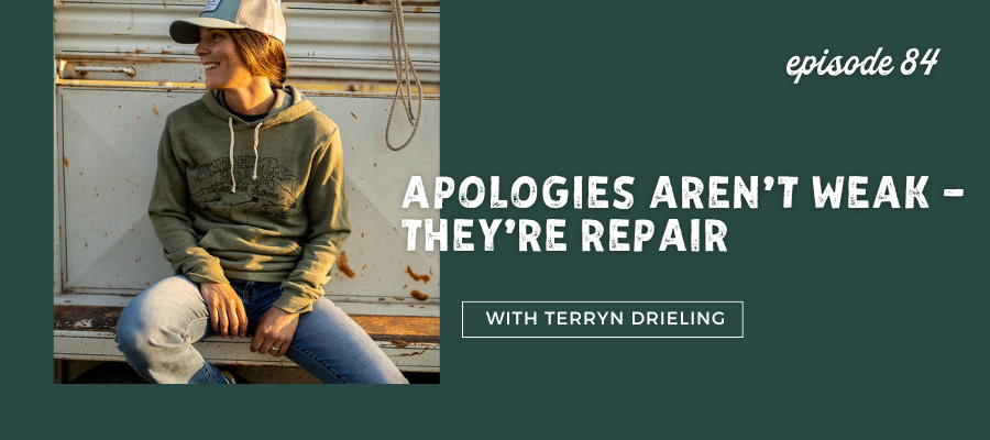 apologies aren’t weak