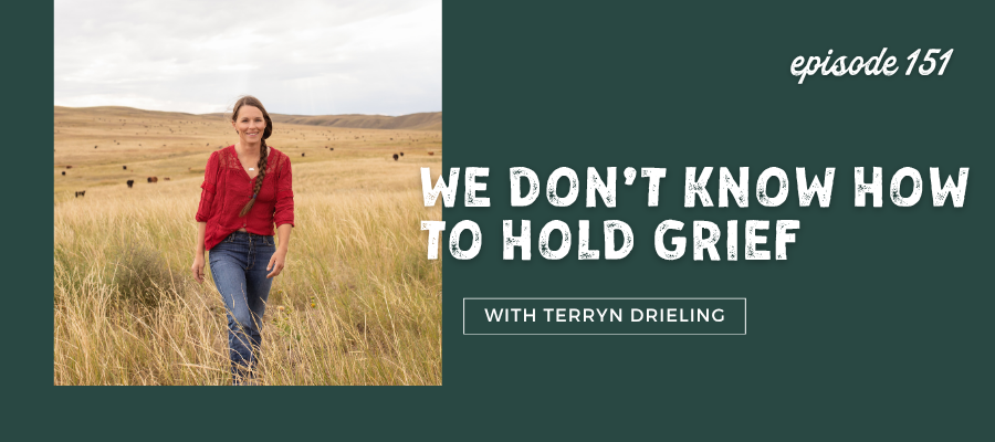 Header graphic for We Don't Know How to Hold Grief [episode 151]