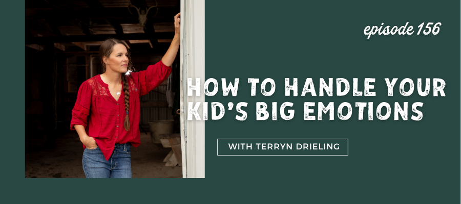 Header graphic for How to Handle Your Kid's Big Emotions [episode 156]
